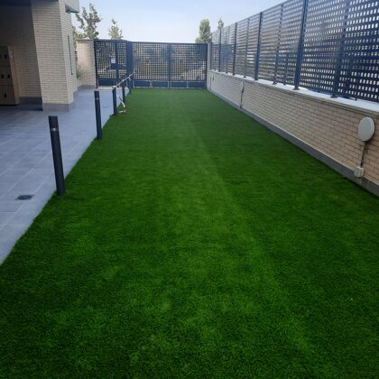 Jardin con césped artificial Rivas