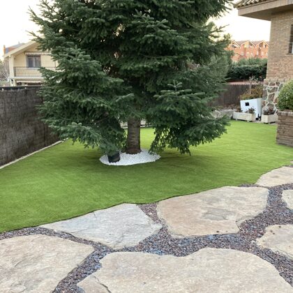 Césped artificial en Mostoles