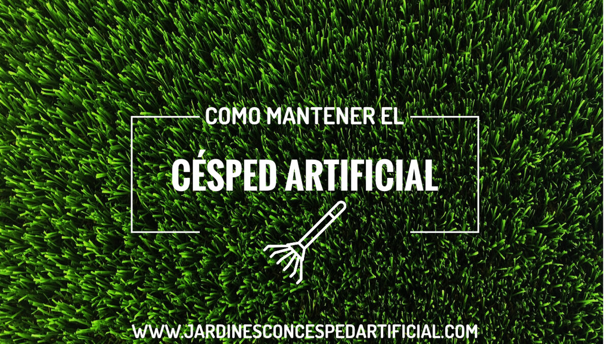 Mantenimiento de césped artificial