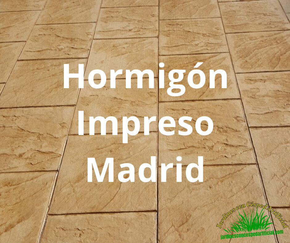HORMIGON IMPRESO MADRID
